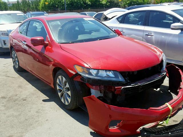 1HGCT1B88FA000703 - 2015 HONDA ACCORD EXL RED photo 1