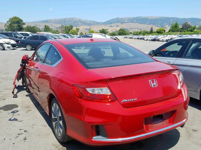 1HGCT1B88FA000703 - 2015 HONDA ACCORD EXL RED photo 3