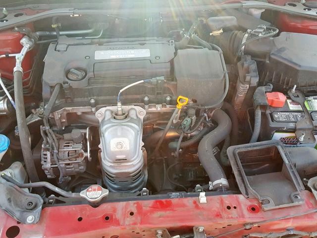 1HGCT1B88FA000703 - 2015 HONDA ACCORD EXL RED photo 7