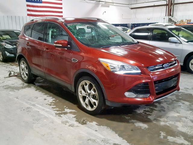 1FMCU0J9XEUA94804 - 2014 FORD ESCAPE TIT ORANGE photo 1