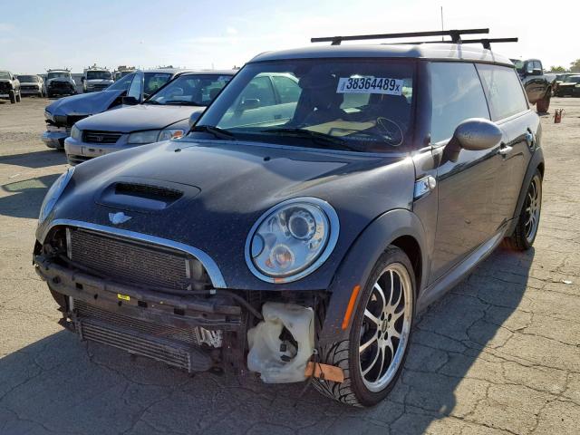 WMWMM33588TP70436 - 2008 MINI COOPER S C BLACK photo 2