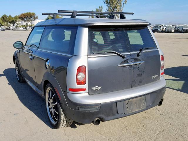 WMWMM33588TP70436 - 2008 MINI COOPER S C BLACK photo 3