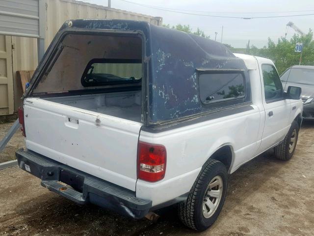 1FTYR10D98PA70309 - 2008 FORD RANGER WHITE photo 4