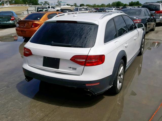 WA1UFAFL2DA054823 - 2013 AUDI A4 ALLROAD WHITE photo 4