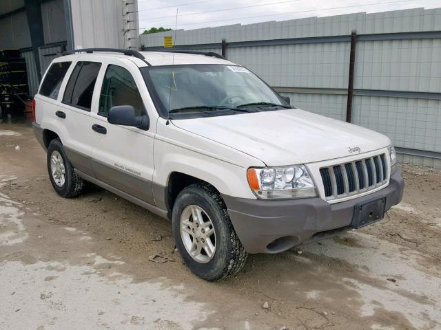 1J4GX48SX4C212460 - 2004 JEEP GRAND CHER WHITE photo 1