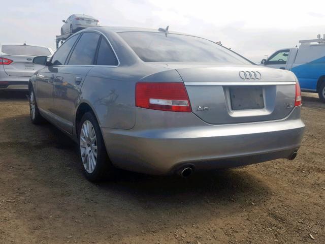 WAUDH74F36N099150 - 2006 AUDI A6 3.2 QUA GRAY photo 3