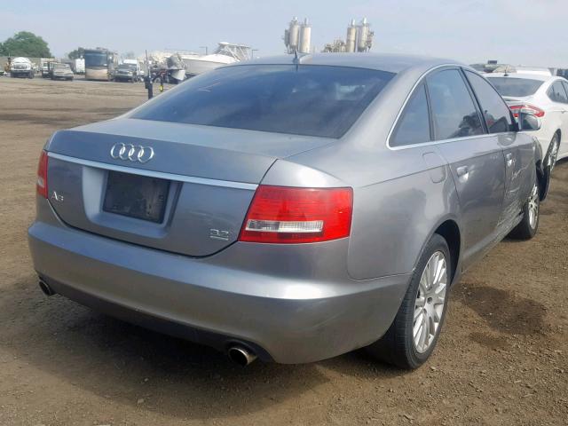 WAUDH74F36N099150 - 2006 AUDI A6 3.2 QUA GRAY photo 4