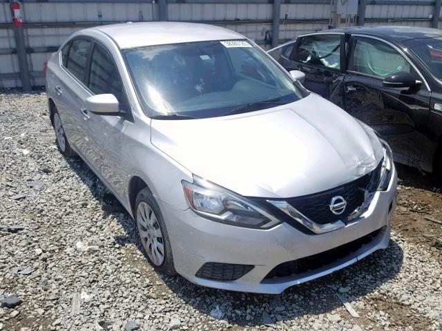 3N1AB7AP3HY295764 - 2017 NISSAN SENTRA S SILVER photo 1