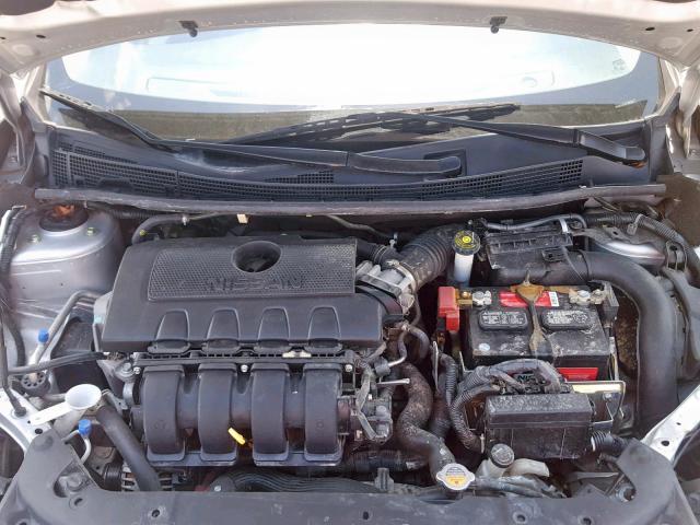 3N1AB7AP3HY295764 - 2017 NISSAN SENTRA S SILVER photo 7