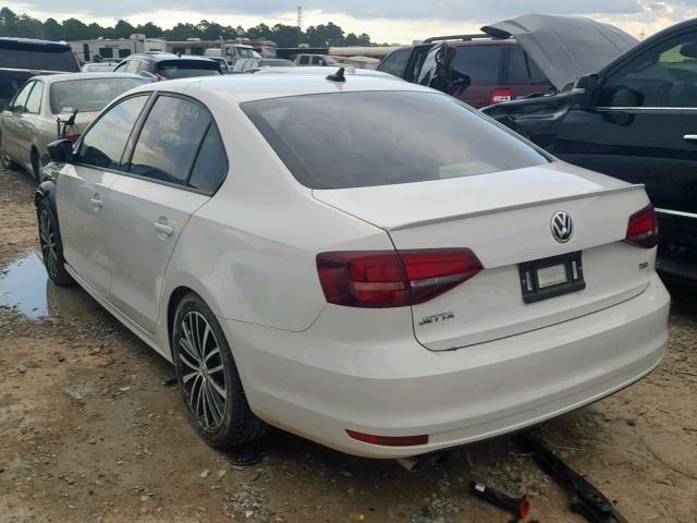 3VWD17AJ1GM299209 - 2016 VOLKSWAGEN JETTA SPOR WHITE photo 3