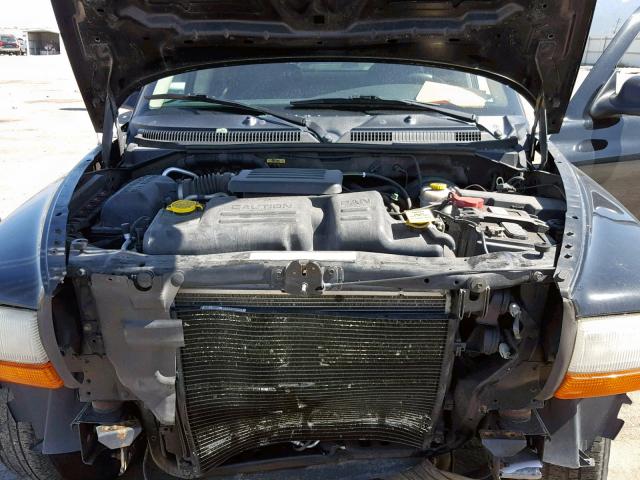 1D4HS58N63F594849 - 2003 DODGE DURANGO SL BLACK photo 7