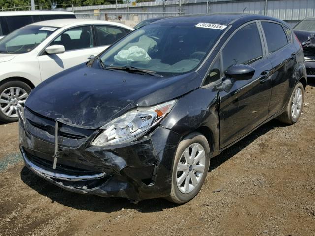 3FADP4EJ6BM145619 - 2011 FORD FIESTA SE BLACK photo 2