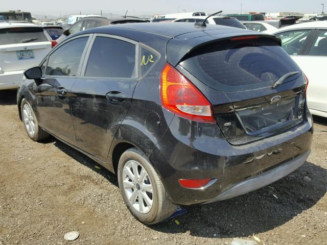 3FADP4EJ6BM145619 - 2011 FORD FIESTA SE BLACK photo 3