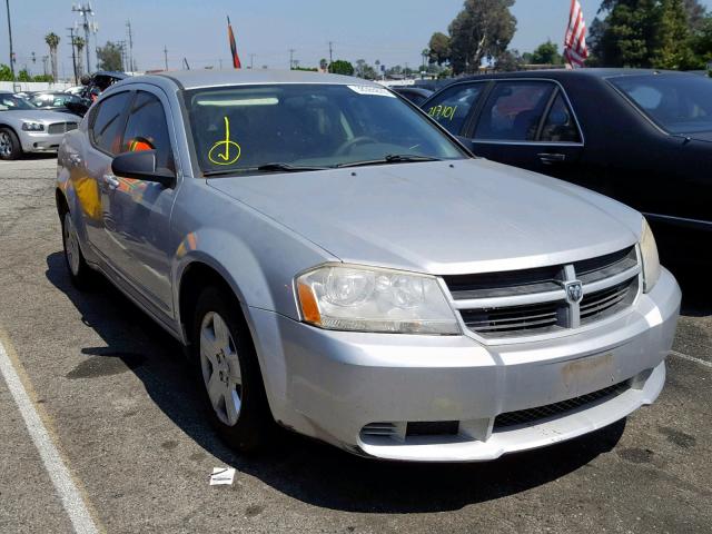 1B3LC46K78N216089 - 2008 DODGE AVENGER SE SILVER photo 1