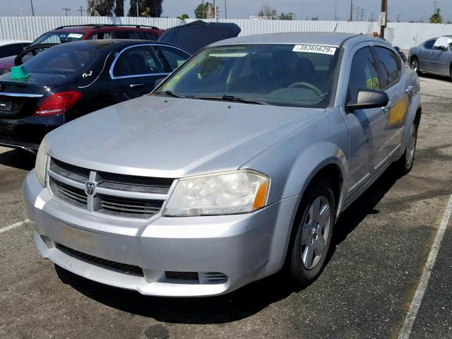 1B3LC46K78N216089 - 2008 DODGE AVENGER SE SILVER photo 2