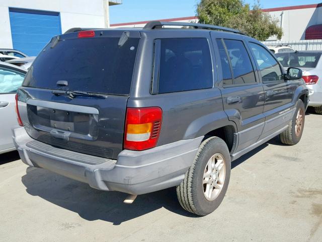 1J4GW48S74C263062 - 2004 JEEP GRAND CHER GRAY photo 4