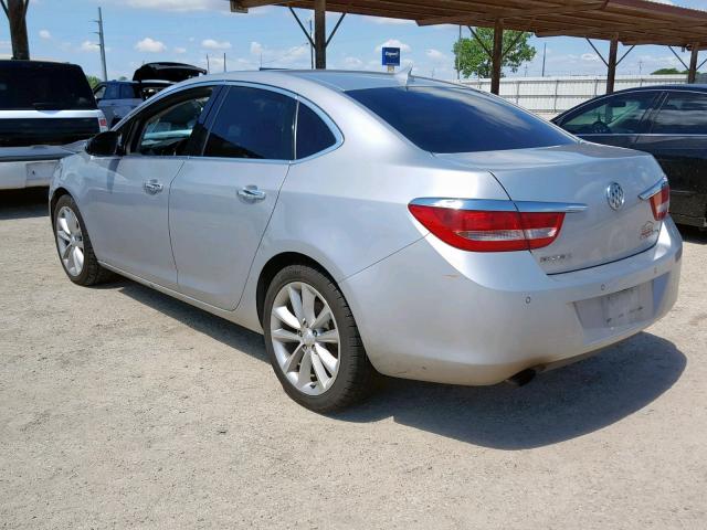 1G4PR5SK2E4224995 - 2014 BUICK VERANO CON SILVER photo 3