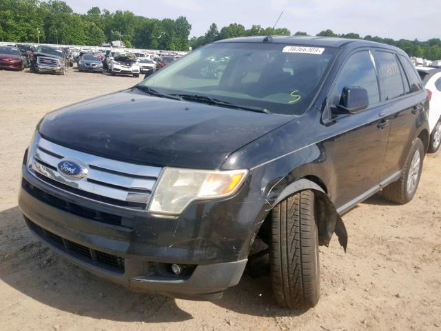 2FMDK48C97BB41395 - 2007 FORD EDGE SEL BLACK photo 2