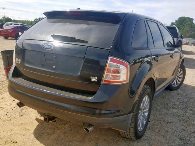 2FMDK48C97BB41395 - 2007 FORD EDGE SEL BLACK photo 4