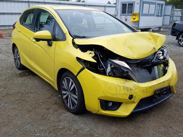 JHMGK5H75GX036869 - 2016 HONDA FIT EX YELLOW photo 1