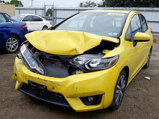 JHMGK5H75GX036869 - 2016 HONDA FIT EX YELLOW photo 2