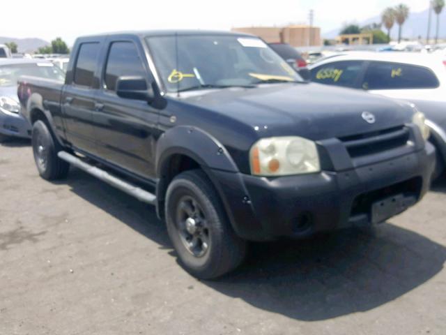 1N6ED29X32C390743 - 2002 NISSAN FRONTIER C BLACK photo 1