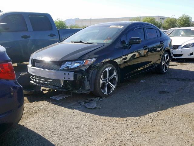 2HGFB6E53FH708339 - 2015 HONDA CIVIC SI BLACK photo 2