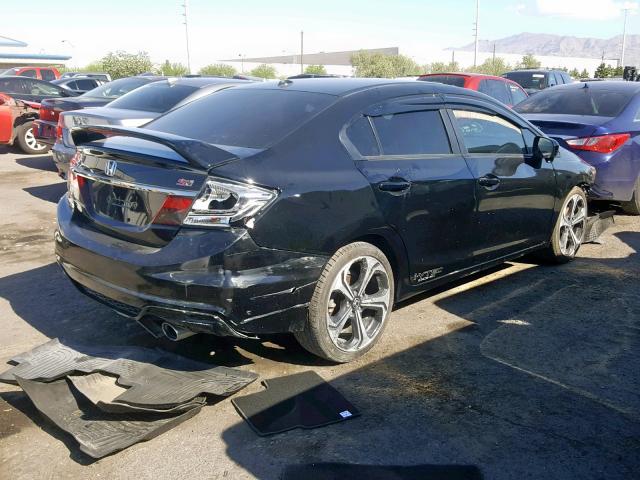 2HGFB6E53FH708339 - 2015 HONDA CIVIC SI BLACK photo 4