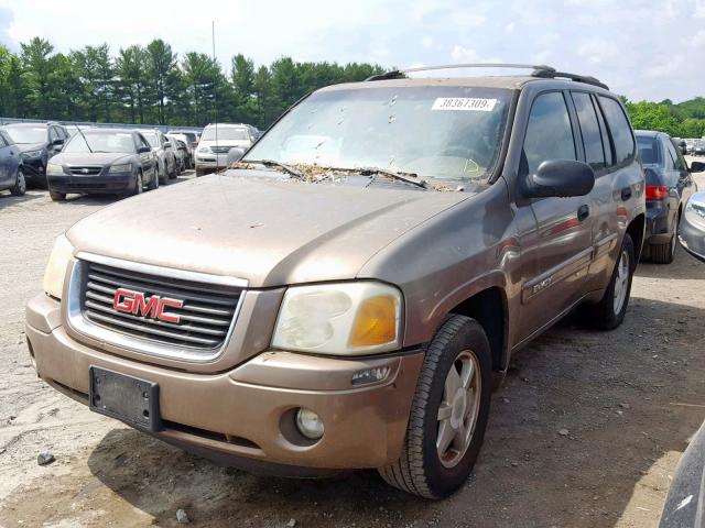 1GKDT13S932123918 - 2003 GMC ENVOY BROWN photo 2