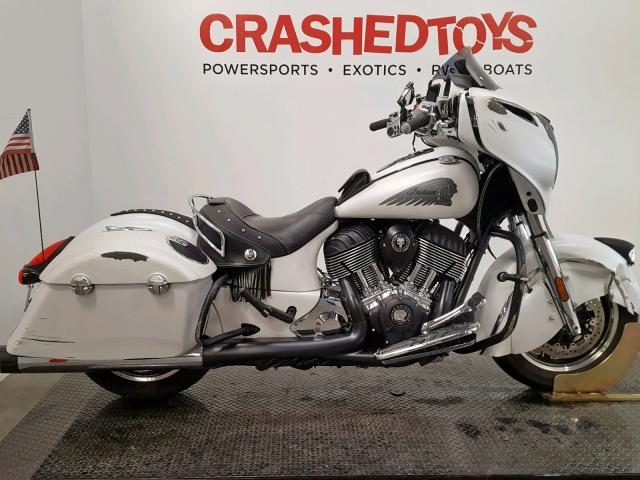 56KTCAAA0H3356115 - 2017 INDIAN MOTORCYCLE CO. CHIEFTAIN WHITE photo 1