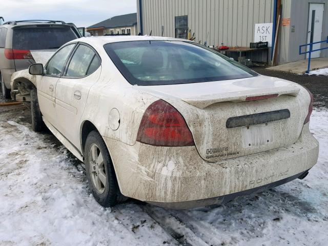 2G2WP552881151170 - 2008 PONTIAC GRAND PRIX WHITE photo 3