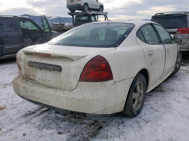 2G2WP552881151170 - 2008 PONTIAC GRAND PRIX WHITE photo 4