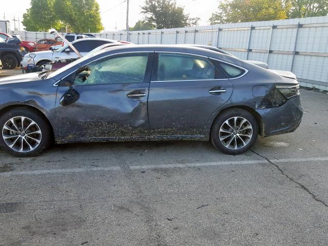 4T1BK1EB9HU259315 - 2017 TOYOTA AVALON XLE GRAY photo 10