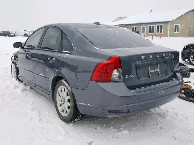 YV1MS382092455395 - 2009 VOLVO S40 2.4I GRAY photo 3