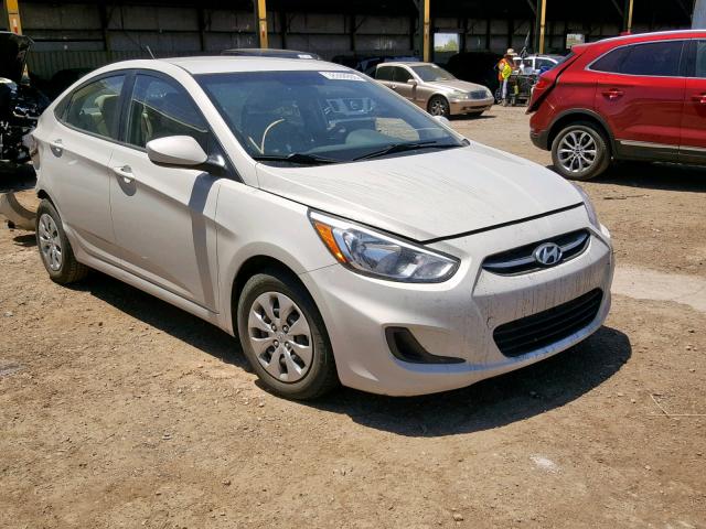 KMHCT4AE3GU012275 - 2016 HYUNDAI ACCENT SE CREAM photo 1