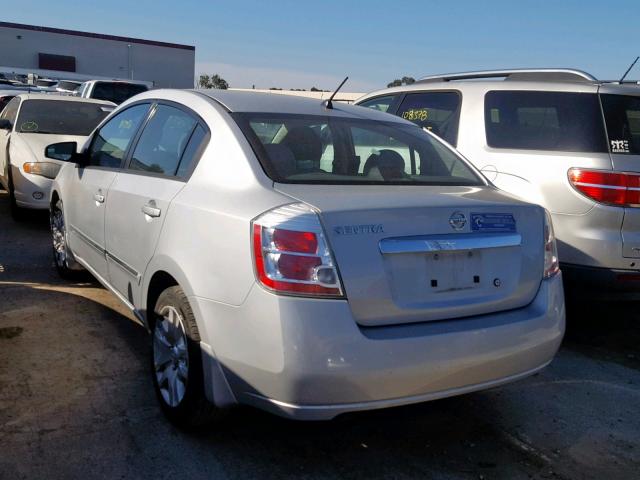 3N1AB6AP4AL660997 - 2010 NISSAN SENTRA 2.0 SILVER photo 3