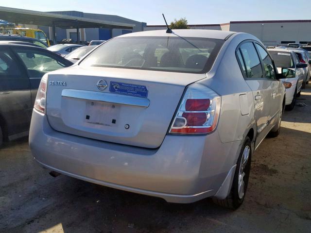 3N1AB6AP4AL660997 - 2010 NISSAN SENTRA 2.0 SILVER photo 4