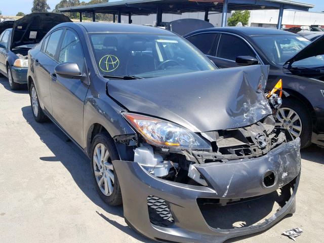 JM1BL1W80C1655387 - 2012 MAZDA 3 I CHARCOAL photo 1