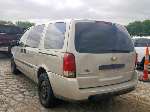 1GNDV23178D162903 - 2008 CHEVROLET UPLANDER L 棕色 照片 3