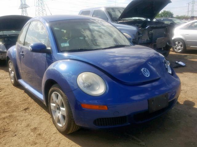 3VWRW31C97M521383 - 2007 VOLKSWAGEN NEW BEETLE أزرق صورة 1