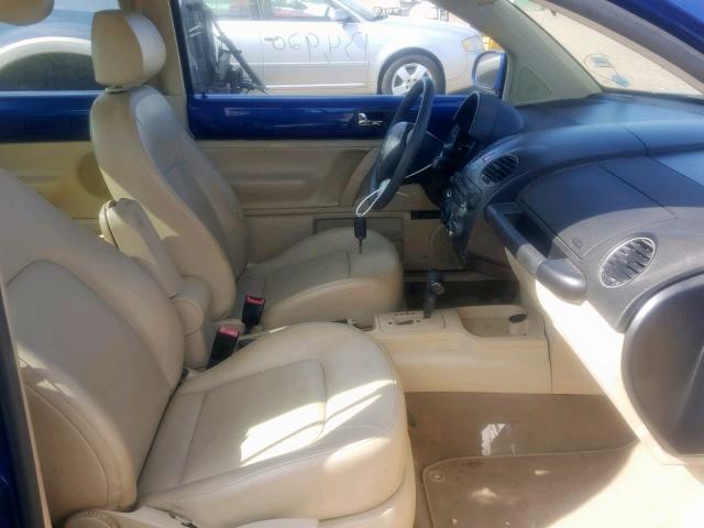 3VWRW31C97M521383 - 2007 VOLKSWAGEN NEW BEETLE أزرق صورة 5
