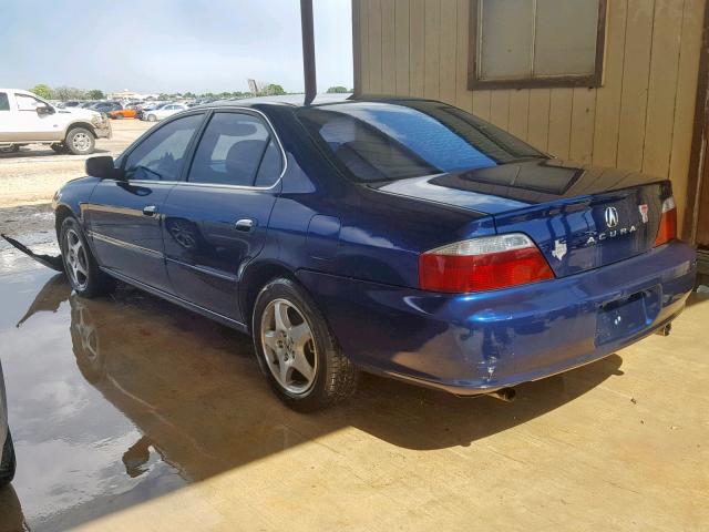 19UUA56602A012798 - 2002 ACURA 3.2TL BLUE photo 3