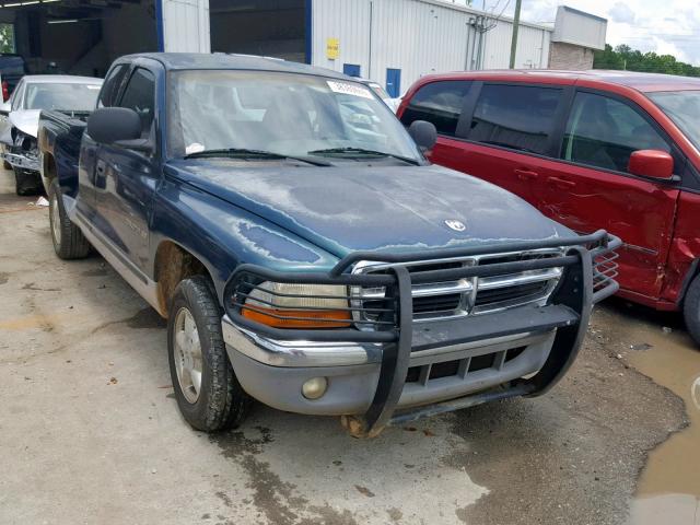 1B7GL22X8WS568621 - 1998 DODGE DAKOTA GREEN photo 1