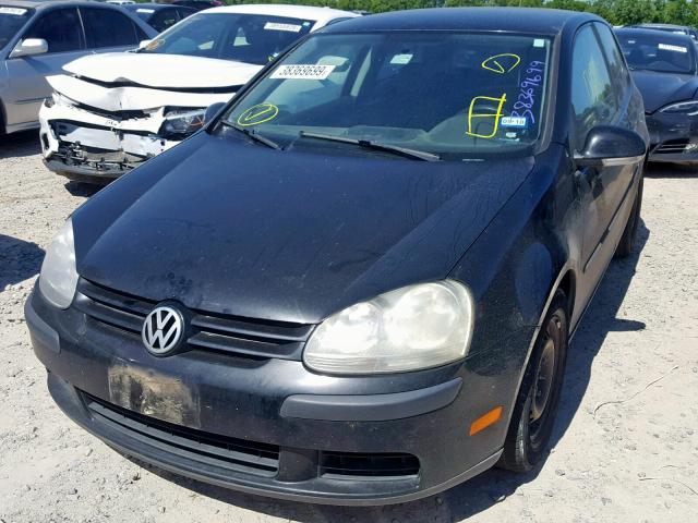 WVWBB71K19W068734 - 2009 VOLKSWAGEN RABBIT BLACK photo 2