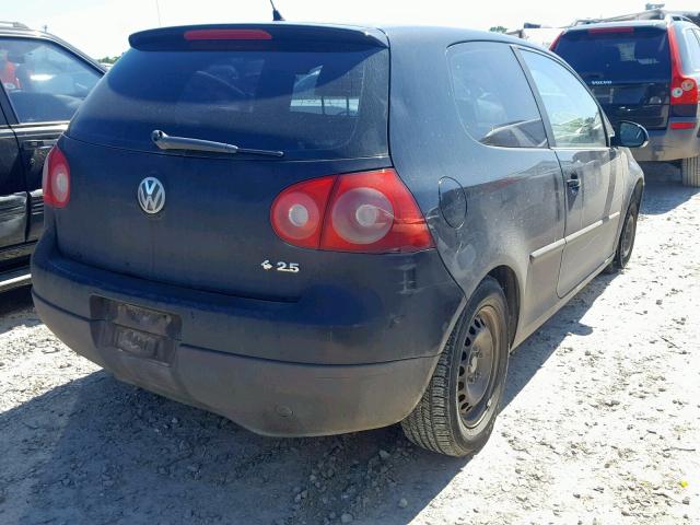 WVWBB71K19W068734 - 2009 VOLKSWAGEN RABBIT BLACK photo 4