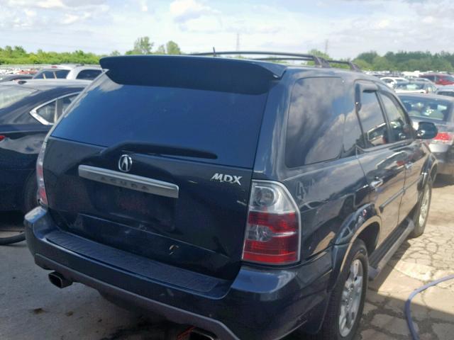 2HNYD18945H552839 - 2005 ACURA MDX TOURIN BLUE photo 4