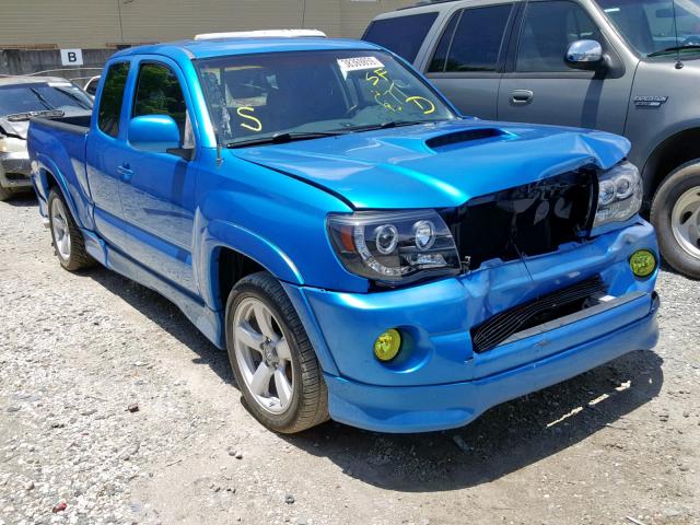 5TETU22N96Z183946 - 2006 TOYOTA TACOMA X-R BLUE photo 1