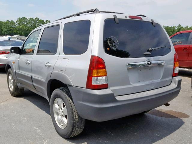 4F2YU06101KM57727 - 2001 MAZDA TRIBUTE DX SILVER photo 3