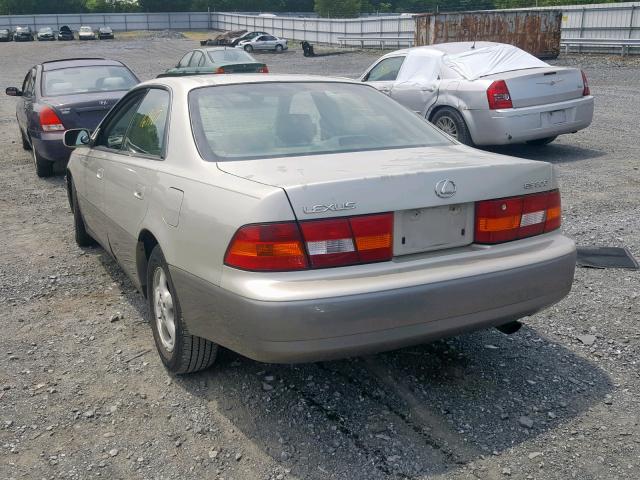 JT8BF28GXX5053031 - 1999 LEXUS ES 300 GOLD photo 3