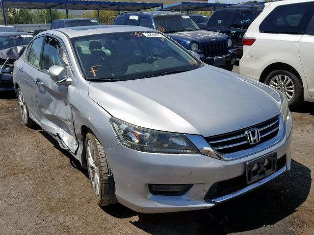 1HGCR2F84FA018579 - 2015 HONDA ACCORD EXL SILVER photo 1